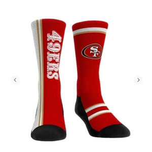 Rock Em Youth NFL San Francisco 49ers Classic Football Uniform Socks 2-5.5